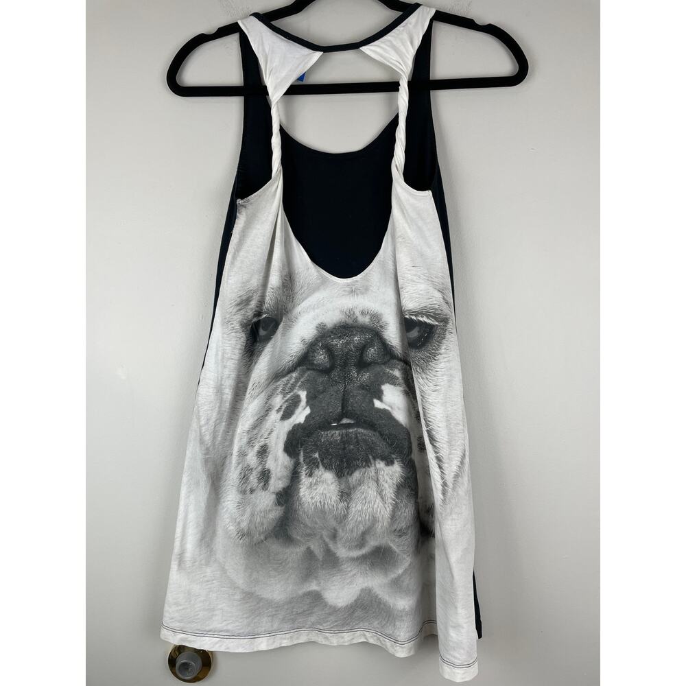 Adidas Originals (RARE) Women's Retro Bulldog Graphic Tank Dress Sz XS